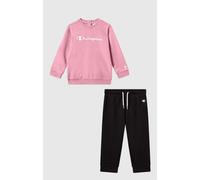 Completo Infant Champion Felpa Girocollo e Pantaloni 307525 PS223 Rosa