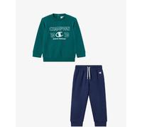 Completo Infant Champion Felpa Girocollo e Pantaloni 307561 GS511 Verde