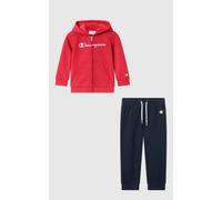 Completo Infant Champion Felpa Pantalone 307671 RS067 Rosso/Nero