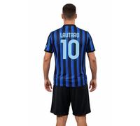 Completo Inter Lautaro Martinez 10 Replica Ufficiale Autorizzata 2025-2026 Bambino (Taglie-Anni 2 4 6 8 10 12) Adulto (S M L XL) - S