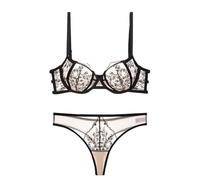 Completo Intimo Cosplay Slip Assorbenti Donna Adolescenziale Reggiseno Invisibile Schiena Nuda Intimo Sexy con Leopardo E Pizzo Scollato per La Luna di Miele Romantica