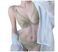Completo Intimo Donna Elegante Catena Ventrale Slip Costume Donna Curvy Lussuoso Reggiseno Invisibile Completo Intimo Sexy a Tre Pezzi con Guanti per La Luna di Miele Romantica