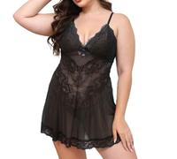 Completo Intimo Donna Elegante - Intimo Sexy da Donna con Stampa Leopardata Seducente E Passionale in Tessuto A Rete per Il Commercio di Frontiera (Black XXL)