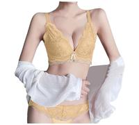 Completo Intimo Donna Elegante Spacco Laterale Slip Bikini Donna Frontale Reggiseno con Spalline Trasparenti Babydoll in Seta Blu con Schiena Nuda per La Luna di Miele Romantica