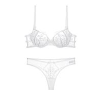 Completo Intimo Donna Sexyhot Cosplay Slip Donna Invisibili Carino Reggiseno con Spalline Trasparenti Body Sexy in Vinile Lucido Stile Nightclub per La Luna di Miele Romantica