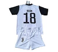 Completo Kean Juventus Juve Ufficiale 2018-19 Bambino Uomo Adulto Maglia + Pantaloncini Pantaloncino Completino Home 18 Moise (6 Anni)