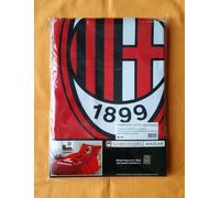 COMPLETO LENZUOLA A.C. MILAN UFFICIALE 1 PIAZZA/SINGOLO 100%COTONE