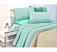Completo Lenzuola Angel's "Petraia" Varie Dimensioni Puro Cotone Made In Italy