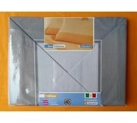 COMPLETO LENZUOLA BIANCALUNA DERN BORBONESE SINGOLO/MATRIMONIALE 100% COTONE