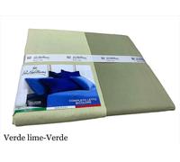 Completo Lenzuola Bicolore Paul Williams In Cotone 100% In Diverse Dimensioni