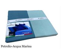 Completo Lenzuola Bicolore Paul Williams In Cotone 100% In Diverse Dimensioni