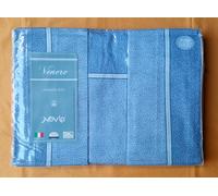 COMPLETO LENZUOLA BORBONESE 2 PIAZZE-MATRIMONIALE NOVIA 100% COTONE