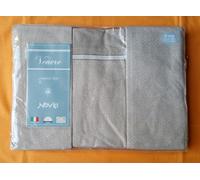 COMPLETO LENZUOLA BORBONESE 2 PIAZZE-MATRIMONIALE NOVIA 100% COTONE