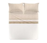 Completo Lenzuola Caleffi "Nevada 2" In Puro Cotone 100% Letto Matrimoniale