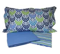 Completo lenzuola copriletto cotone set letto singolo una piazza e mezza Caleffi