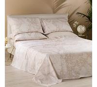 Completo Lenzuola Copriletto Geo White 1° Classe Alviero Martini Matrimoniale