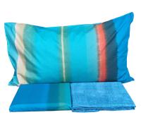 Completo lenzuola copriletto letto 100% cotone Bassetti extra fantasia colorate