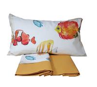 Completo lenzuola copriletto singolo 1 posto cotone 100% ZAMBAITI Dory 5244