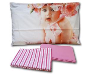 Completo Lenzuola Cotone. Singolo e 1 piazza e mezza. VALERIE - 0.6 Rose Baby.
