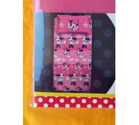 COMPLETO LENZUOLA DISNEY TOPOLINA MINNIE FUXIA 1PIAZZA/SINGOLO BIMBA 100%COTONE