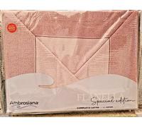 COMPLETO LENZUOLA FLANELLA MAXI 270X290 2 PIAZZE/MATRIMONIALE BORBONESE/MACULATO