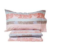 Completo lenzuola flanella set letto invernale singolo AMBROSIANA MADE IN ITALY