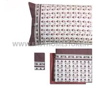 Completo lenzuola flanella un posto letto singolo happidea Pino