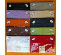 COMPLETO LENZUOLA I SOGNI TINTA UNITA PER LETTO FRANCESE 100% COTONE