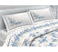Completo Lenzuola In 100% Cotone Disegno Cloe
