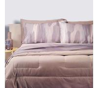 Completo lenzuola in cotone Bassetti TOKEN 41 sfumato tortora
