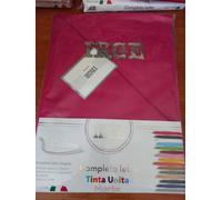 Completo Lenzuola in cotone Irge matrimoniale o singolo tinta unita