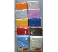 COMPLETO LENZUOLA IN FLANELLA 100%COTONE 1 POSTO E MEZZO TINTAUNITA BIANCALUNA