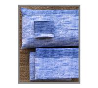 COMPLETO LENZUOLA IN FLANELLA BIANCALUNA OPERA 1 PIAZZA / 2 PIAZZE 100% COTONE