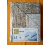 COMPLETO LENZUOLA IN FLANELLA BIANCALUNA OPERA 1 PIAZZA E MEZZA 100% COTONE