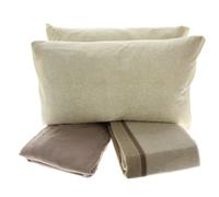 Completo Lenzuola in Pile Morbido e Caldo Plaid Pail Letto Singolo Matrimoniale