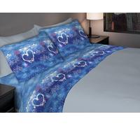 Completo Lenzuola In Puro Cotone Flanellato Made In Italy Varie Fantasie CN