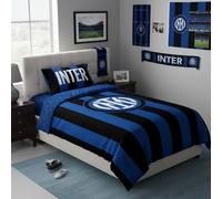 COMPLETO LETTO FC INTER UFFICIALE UNA PIAZZA CON FEDERA LETTO SINGOLO LENZUOLO