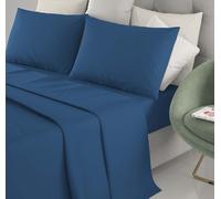 Completo Lenzuola Irge In Tinta Unita Letto Singolo Matrimoniale Piazza e Mezza