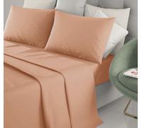 Completo Lenzuola Irge In Tinta Unita Letto Singolo Matrimoniale Piazza e Mezza