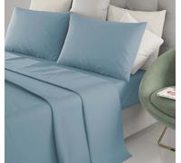 Completo Lenzuola Irge In Tinta Unita Letto Singolo Matrimoniale Piazza e Mezza