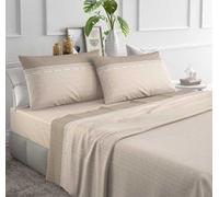 Completo Lenzuola Irge Letto Singolo Matrimoniale Piazza e Mezza Cotone