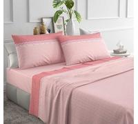 Completo Lenzuola Irge Letto Singolo Matrimoniale Piazza e Mezza In Cotone