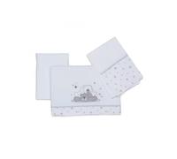 Completo lenzuola lettino dolcestella bianco - foppapedretti