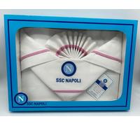 COMPLETO LENZUOLA LETTINO NEONATA COTONE 100% ZERO&CO SSC NAPOLI LLN3