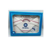 COMPLETO LENZUOLA LETTINO NEONATA COTONE 100% ZERO&CO SSC NAPOLI LLN3