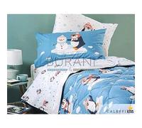 Caleffi Completo lenzuola letto Pinguini in cotone Singolo