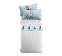 Completo Lenzuola Letto Disney Caleffi Frozen Elsa&Anna in Cotone Singolo