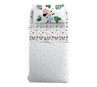 Completo Lenzuola Letto Disney Caleffi Lenzuola Minnie Garden in Cotone Singolo
