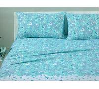 Completo Lenzuola Letto Lago Caleffi Singolo/Bluette