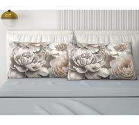 Completo Lenzuola Letto Matrimoniale Irge "Miwa" Cotone 100% Made In Italy